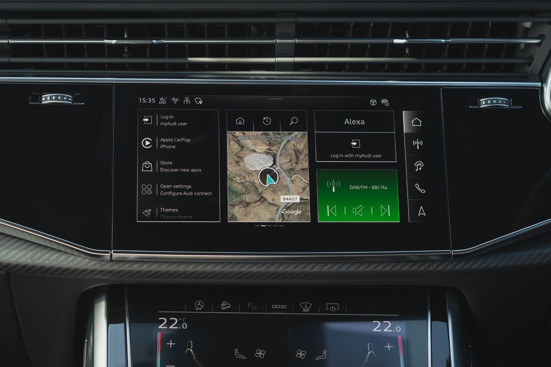 2026 audi rs q8 performance interior infotainment
