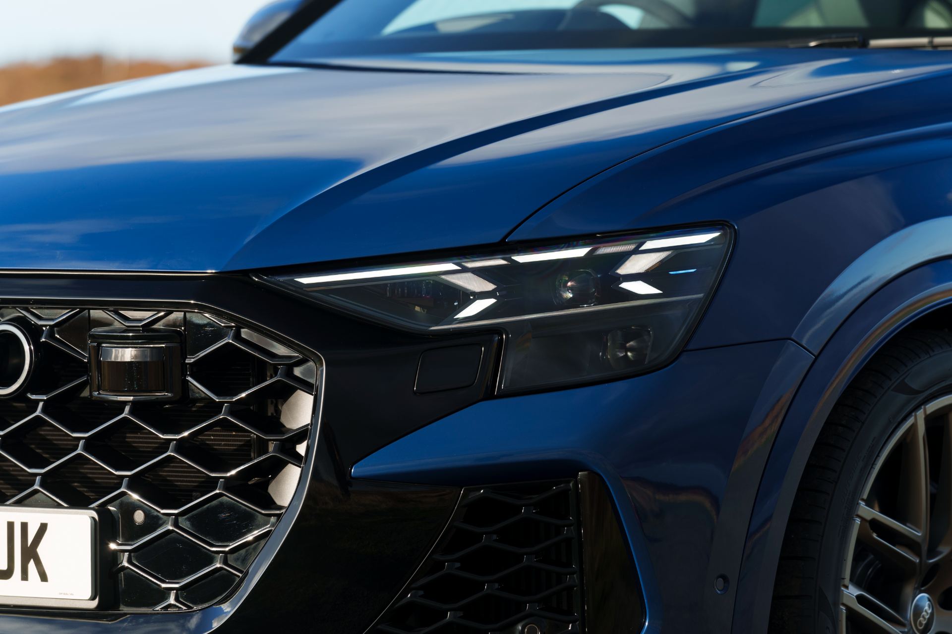 2026 audi rs q8 headlight blue