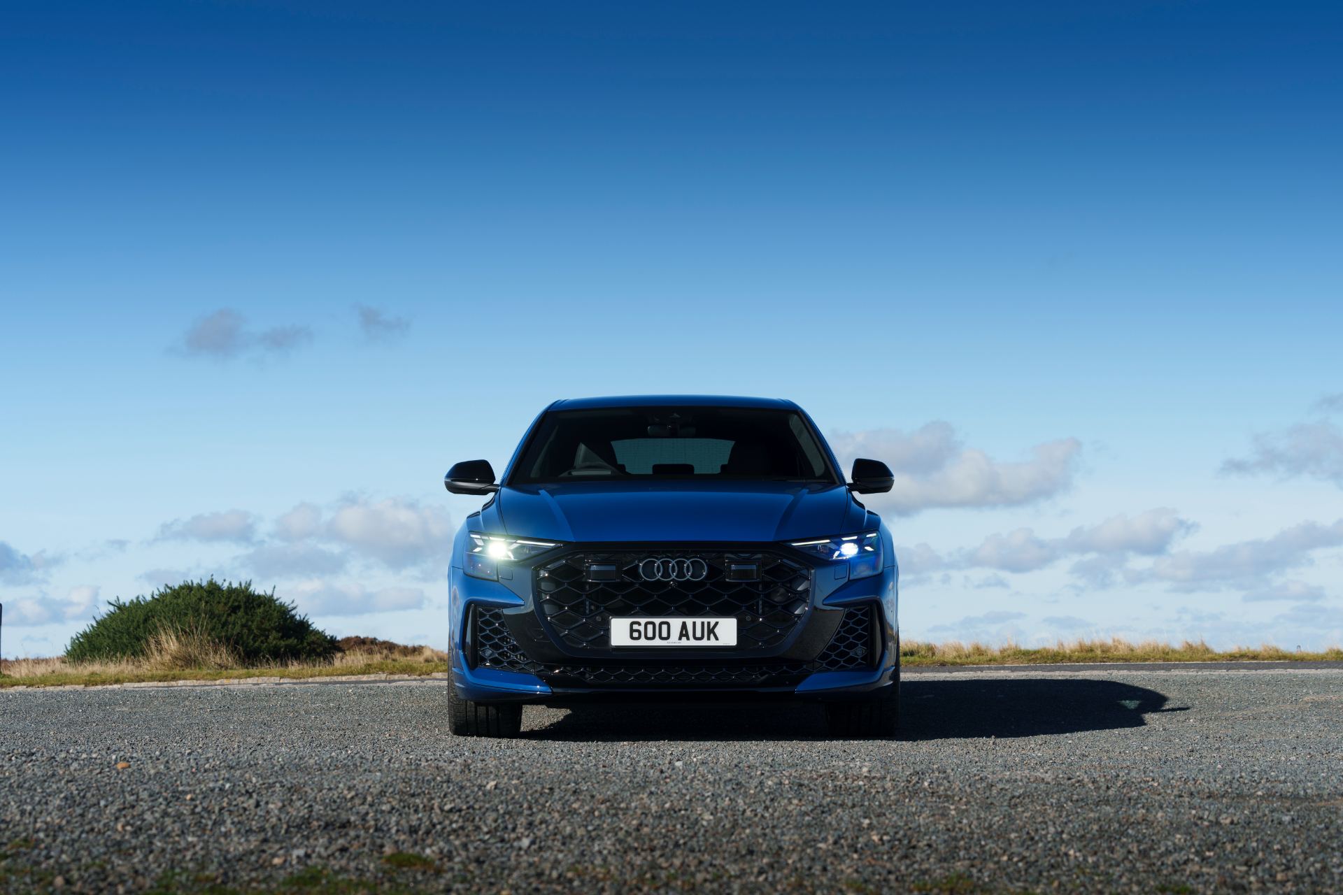 2026 audi rs q8 front blue