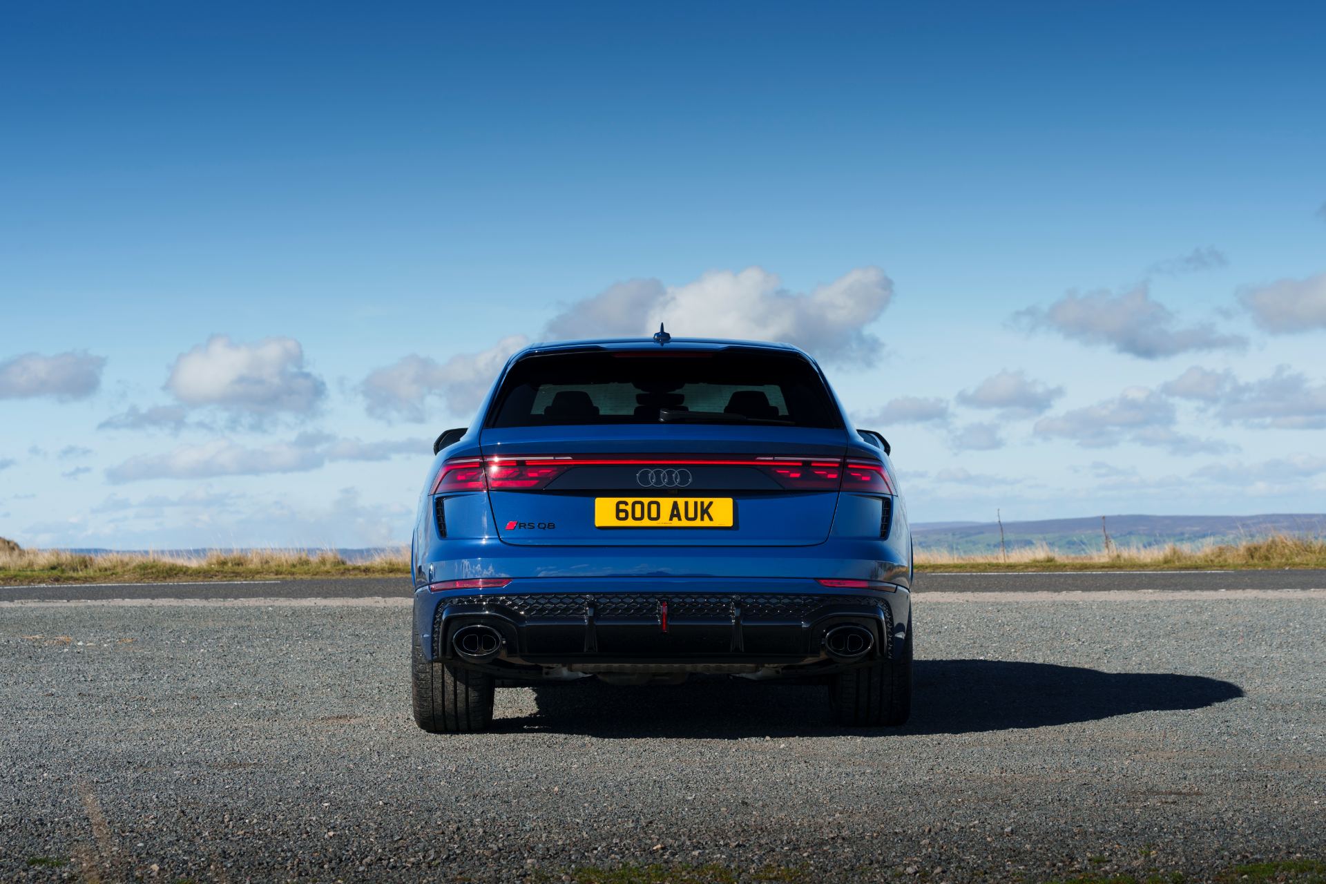 2026 audi rs q8 rear blue