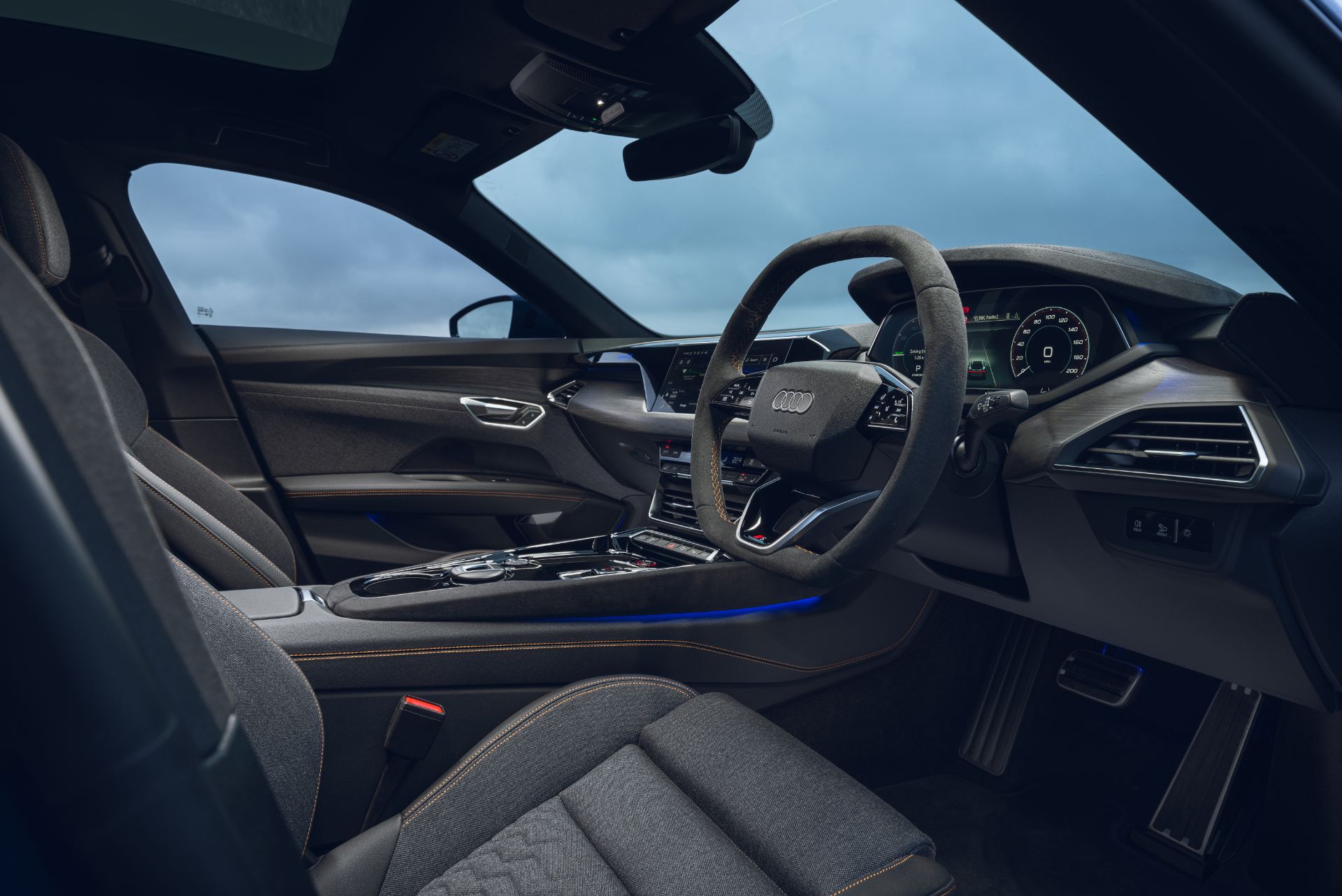 2026 audi s e tron gt quattro interior cockpit passenger side