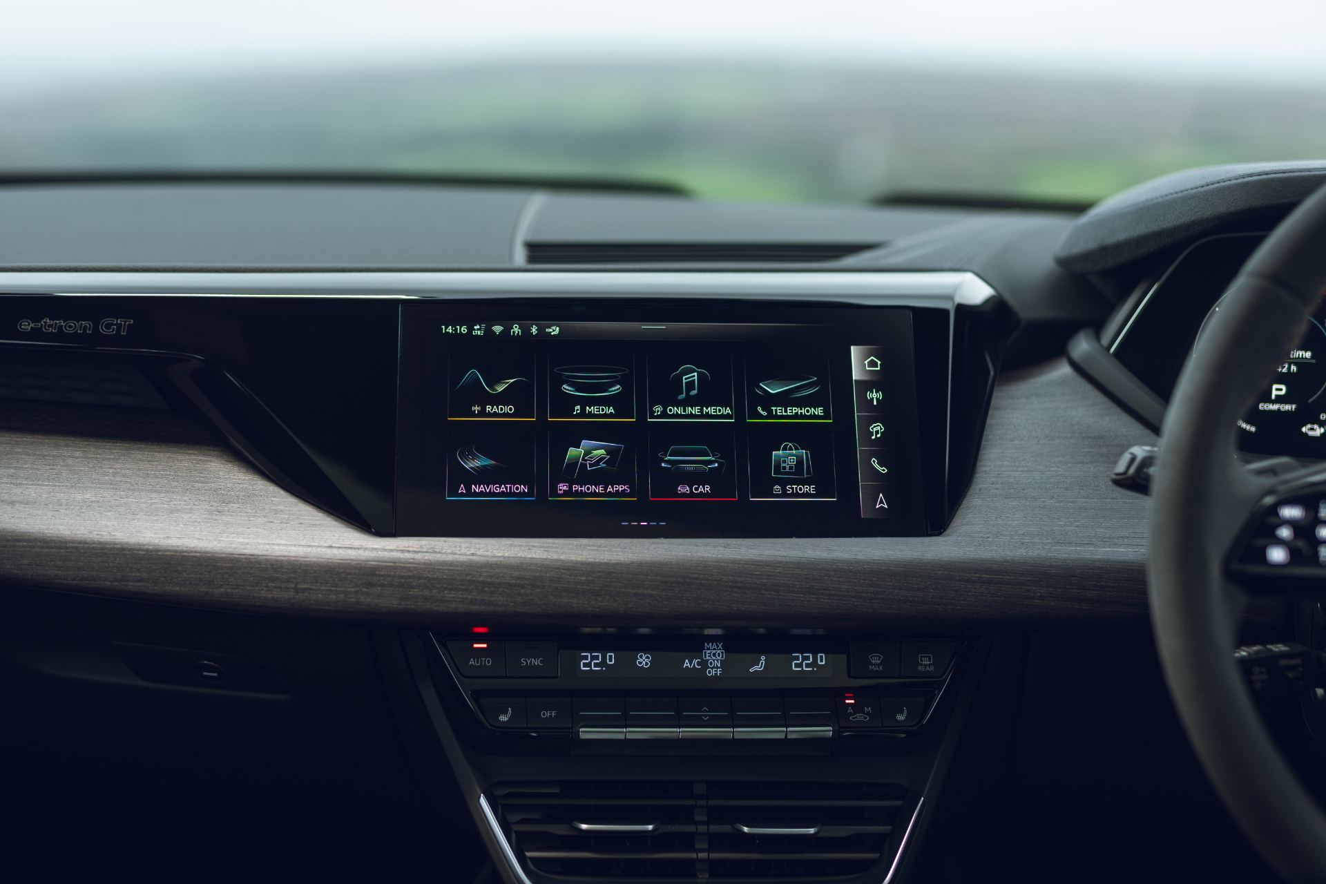 2026 audi s e tron gt quattro interior infotainment