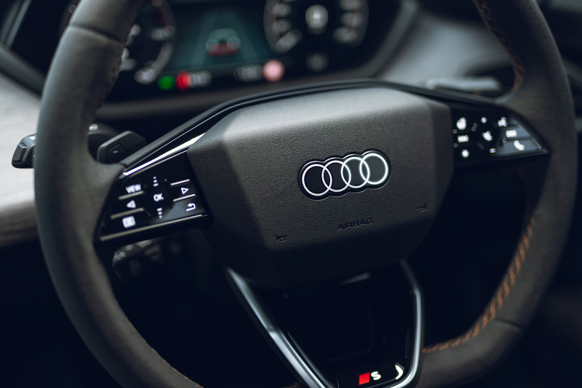 2026 audi s e tron gt quattro interior steering wheel