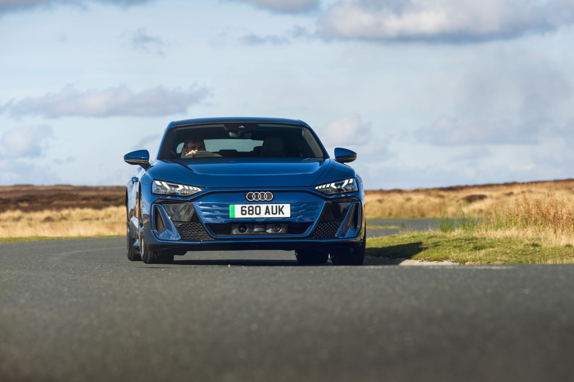 2026 audi s e tron gt quattro front moorland blue