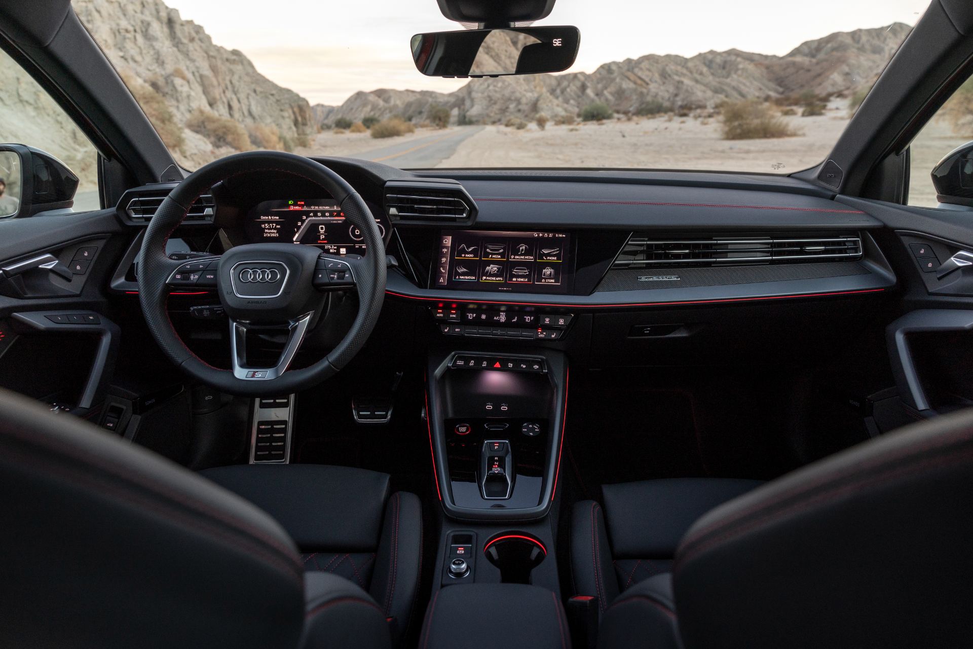 2026 audi s3 interior dashboard wide