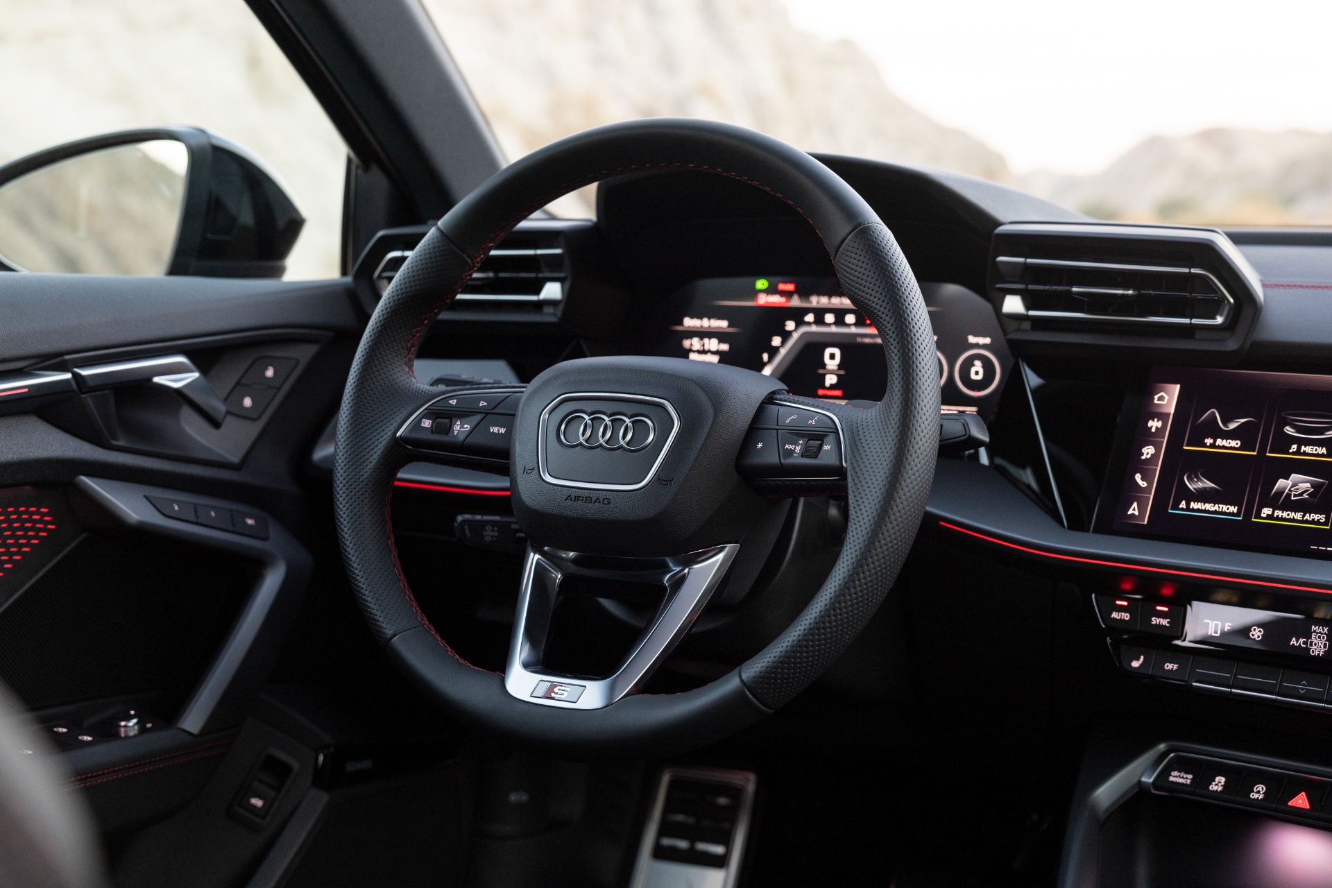 2026 audi s3 interior steering wheel