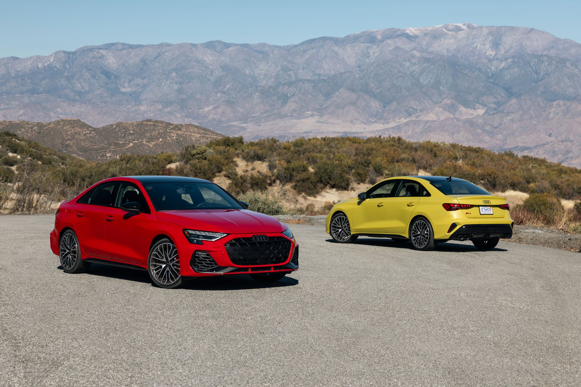 2026 audi s3 pair red and yellow