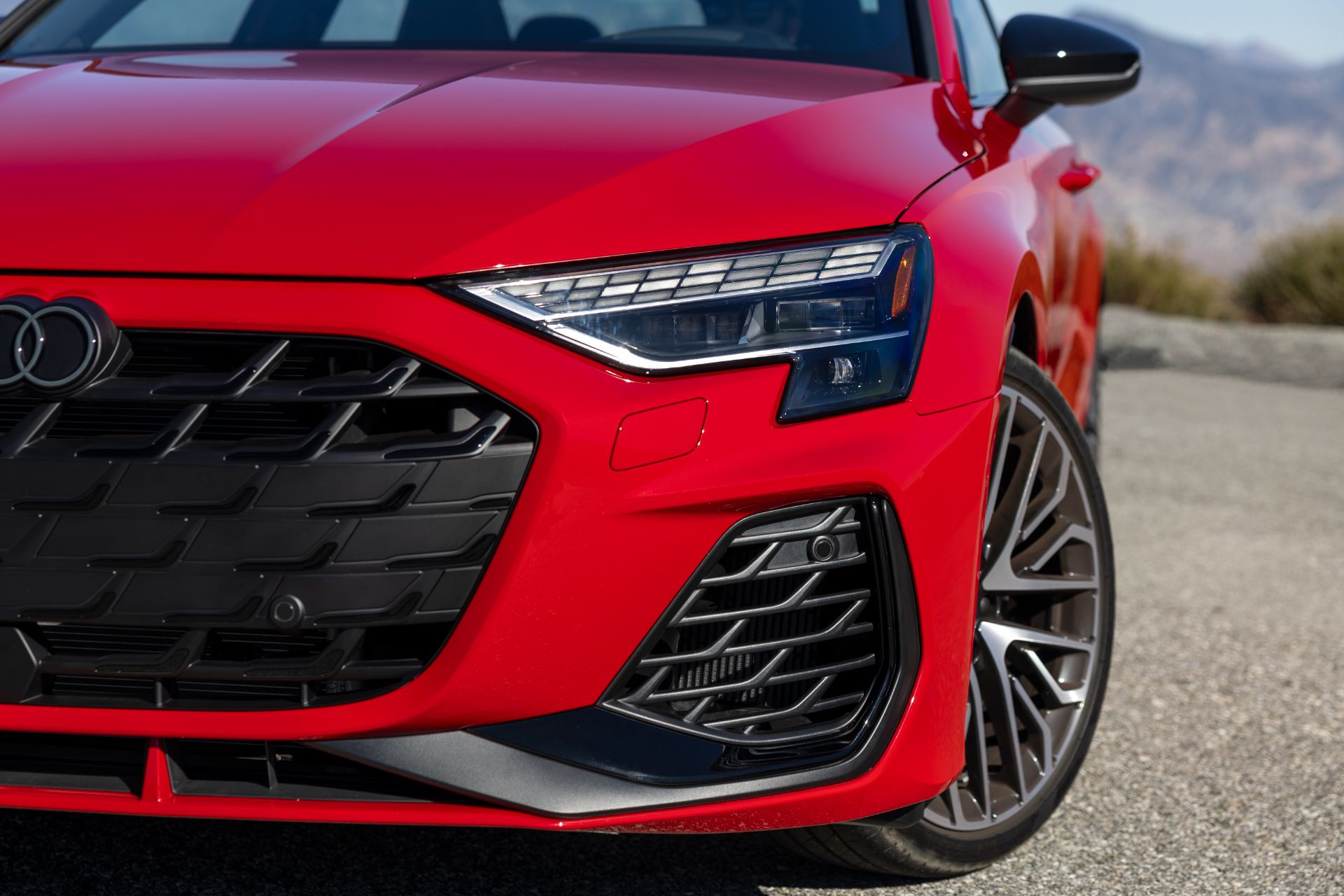 2026 audi s3 front detail red