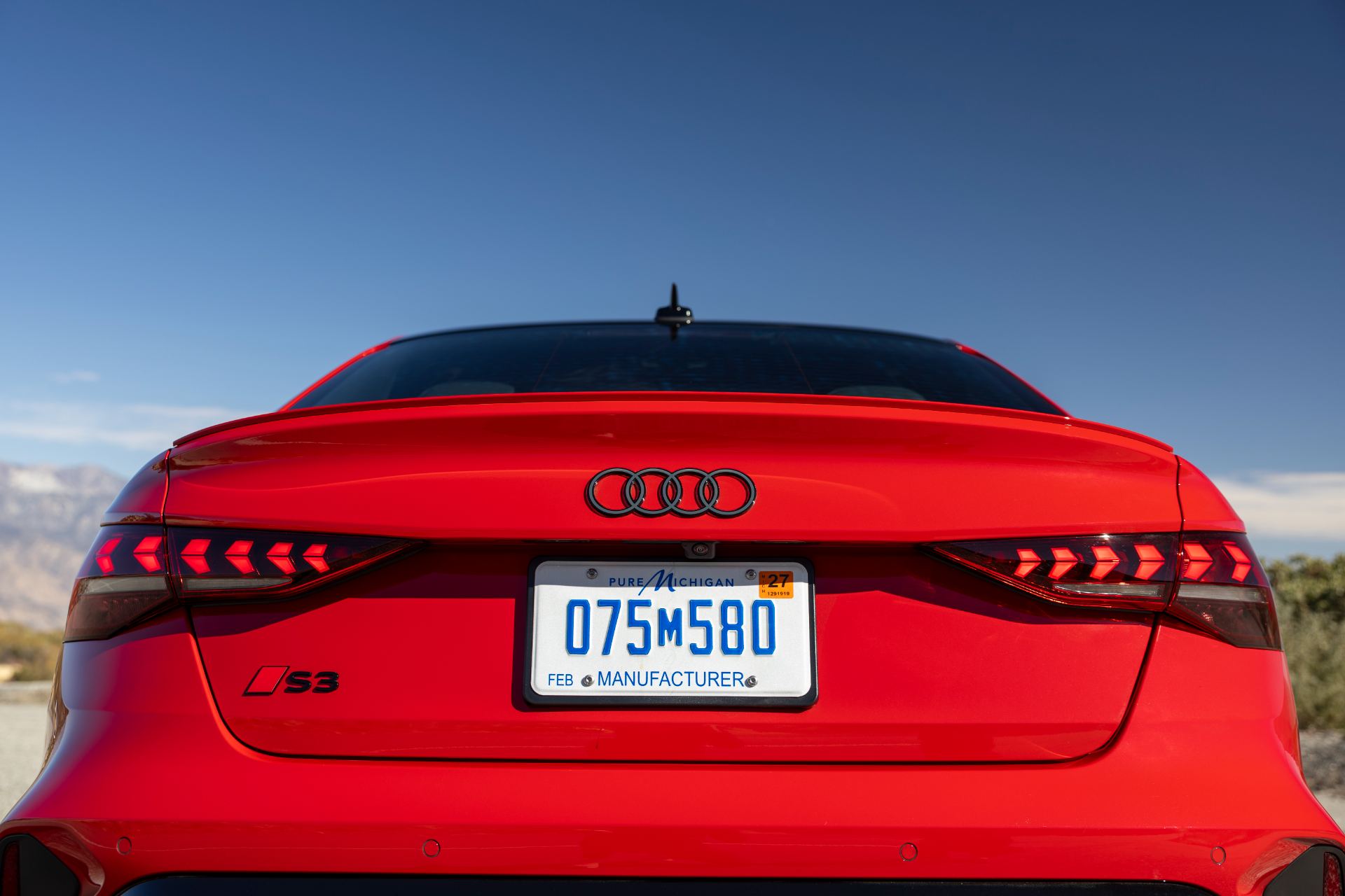 2026 audi s3 rear detail red
