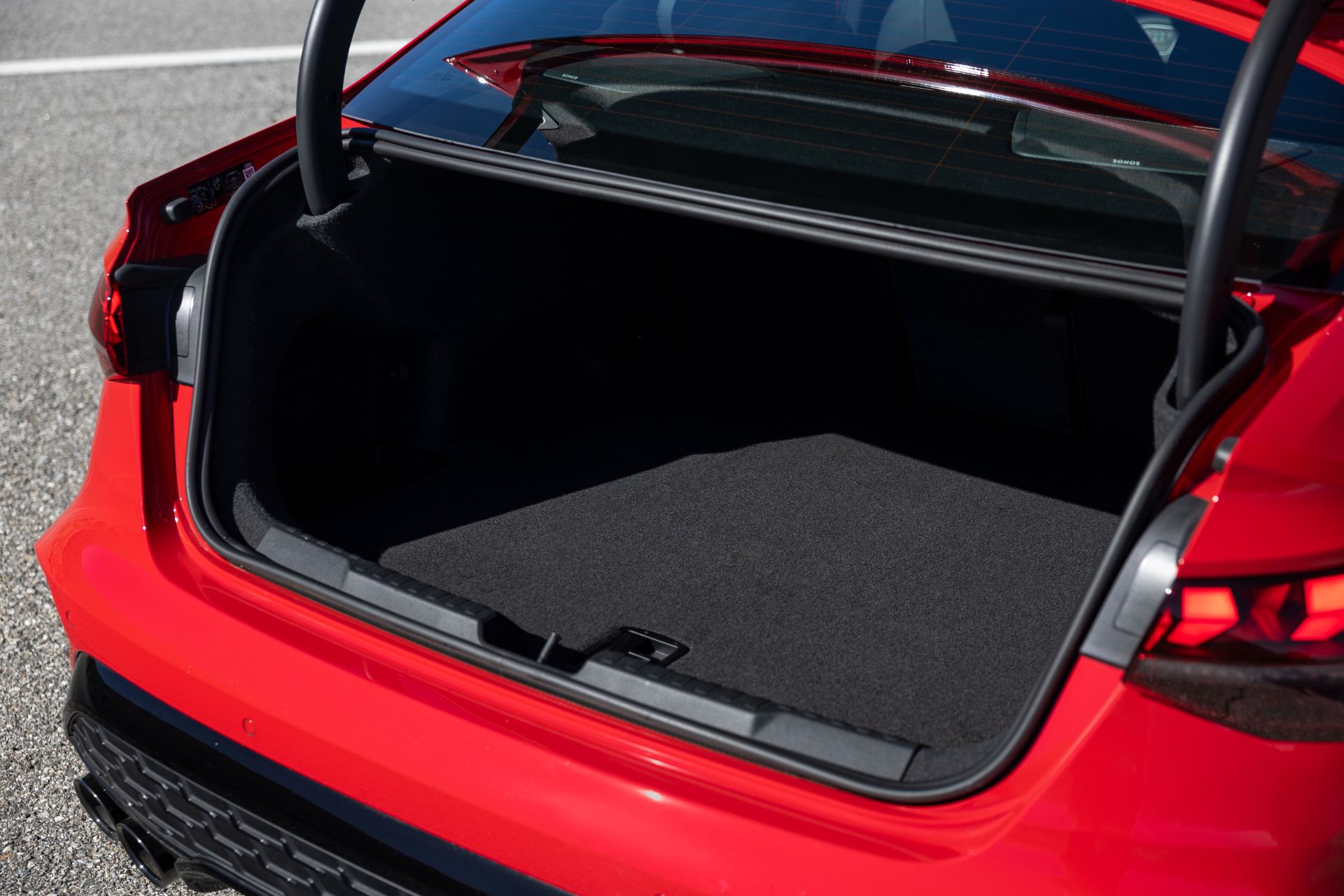 2026 audi s3 cargo space red