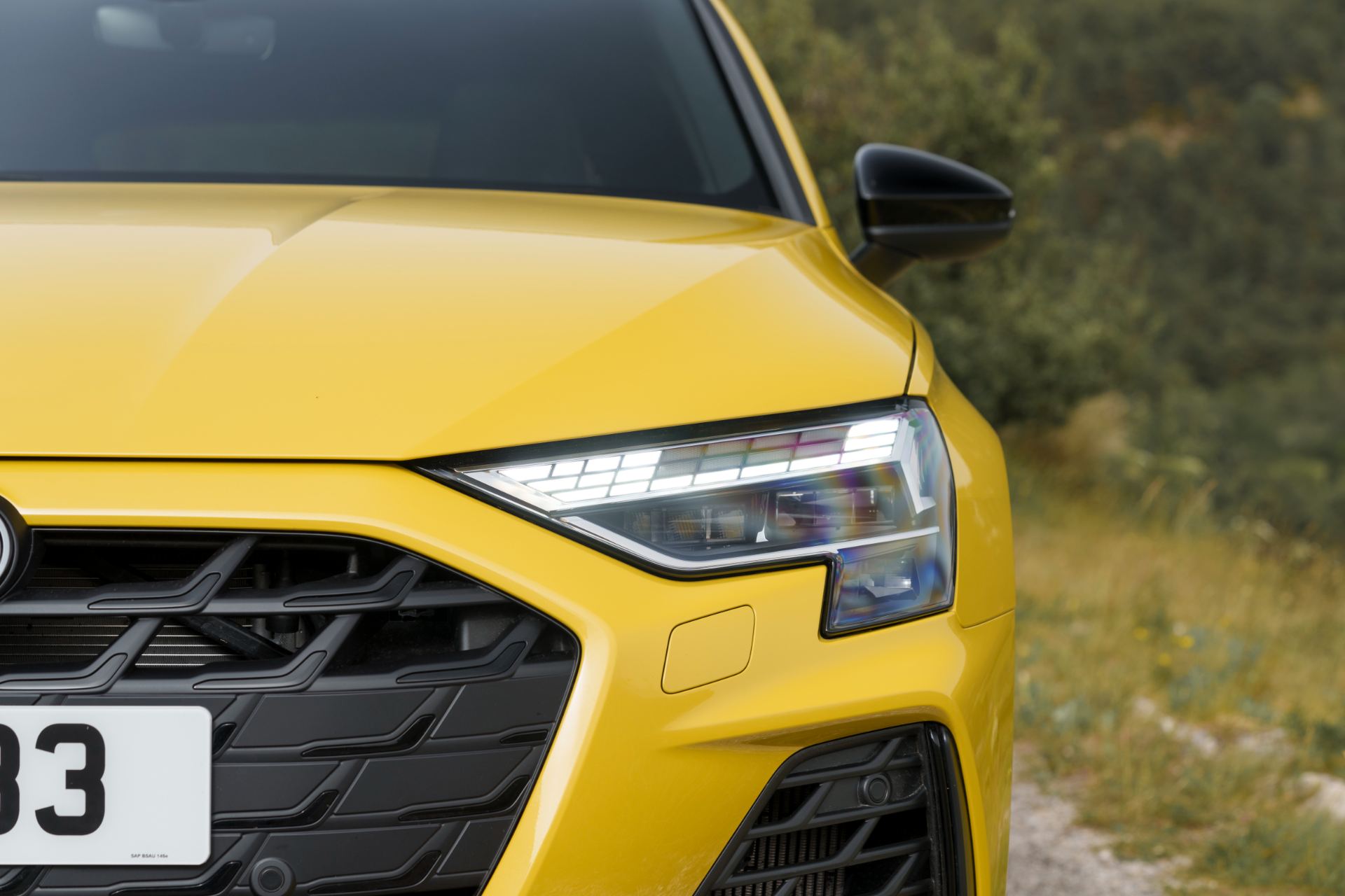 2025 audi s3 sportback headlight yellow