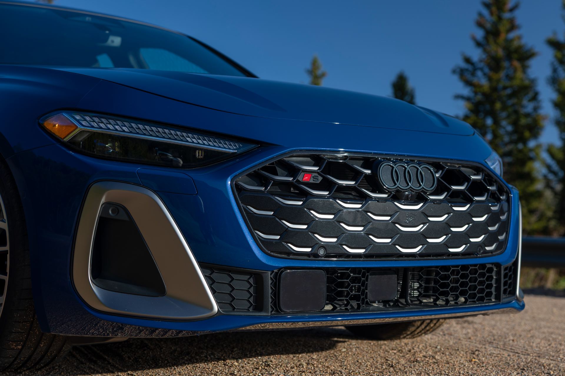 2026 audi s5 grille headlight blue