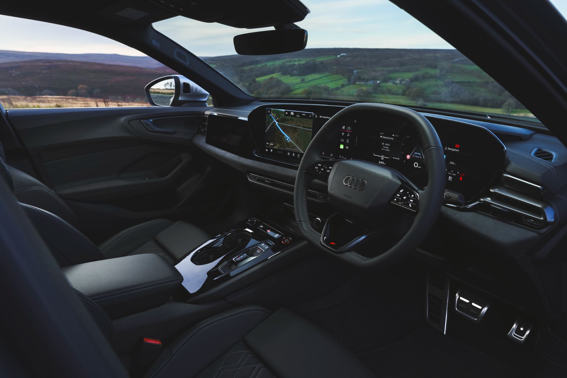 2026 audi s5 interior cockpit side view