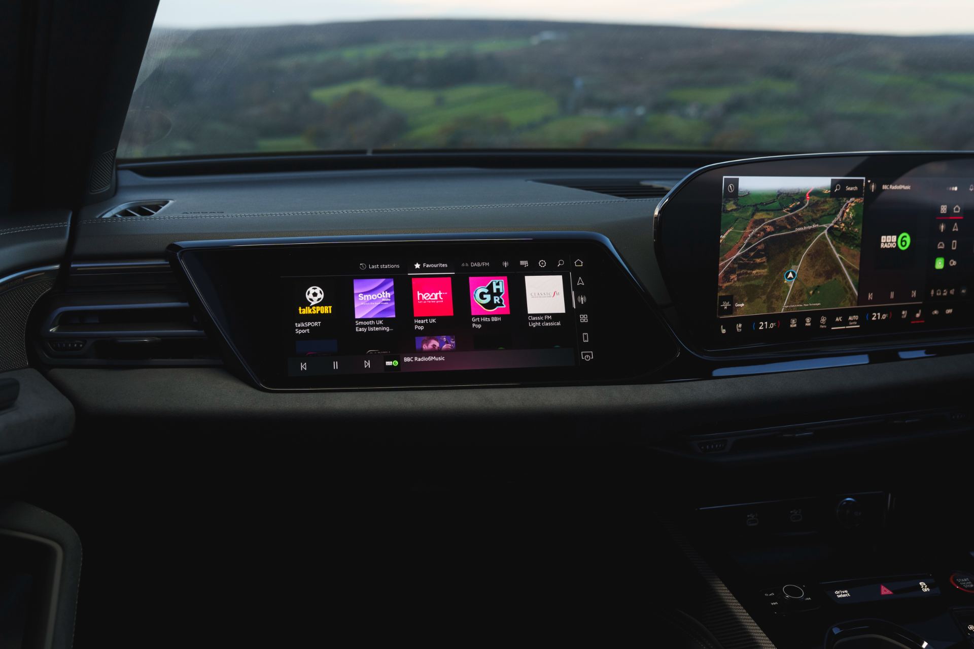2026 audi s5 saloon interior infotainment passenger display