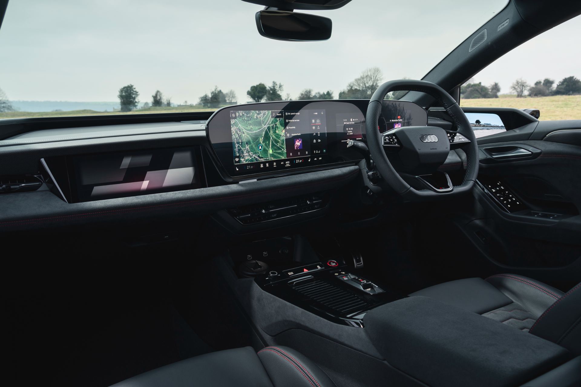 2026 audi s6 avant e tron interior dashboard passenger side