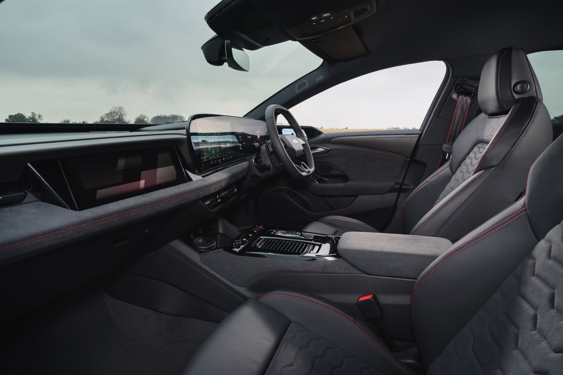 2026 audi s6 avant e tron interior cockpit side view