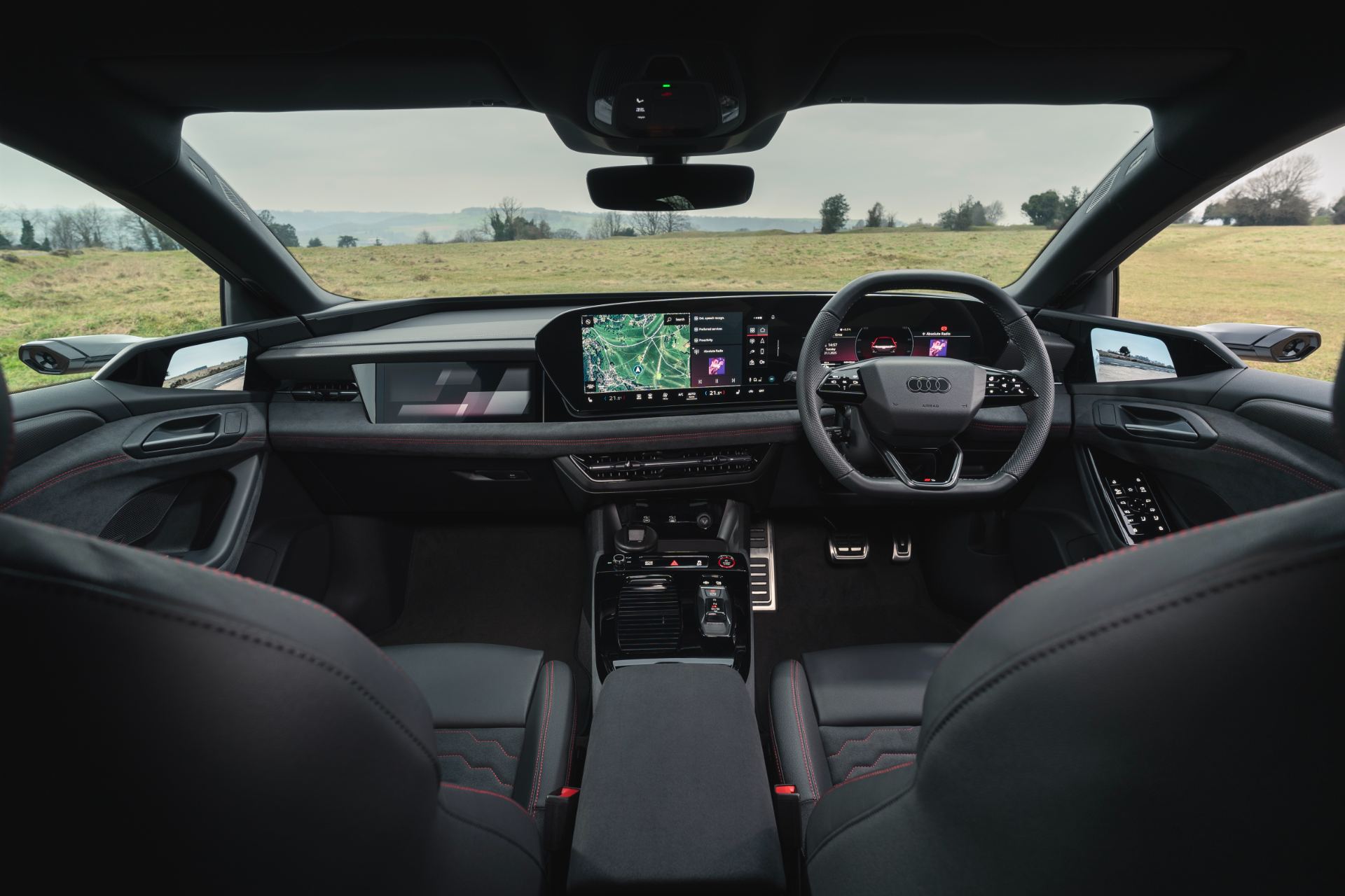 2026 audi s6 avant e tron interior front view