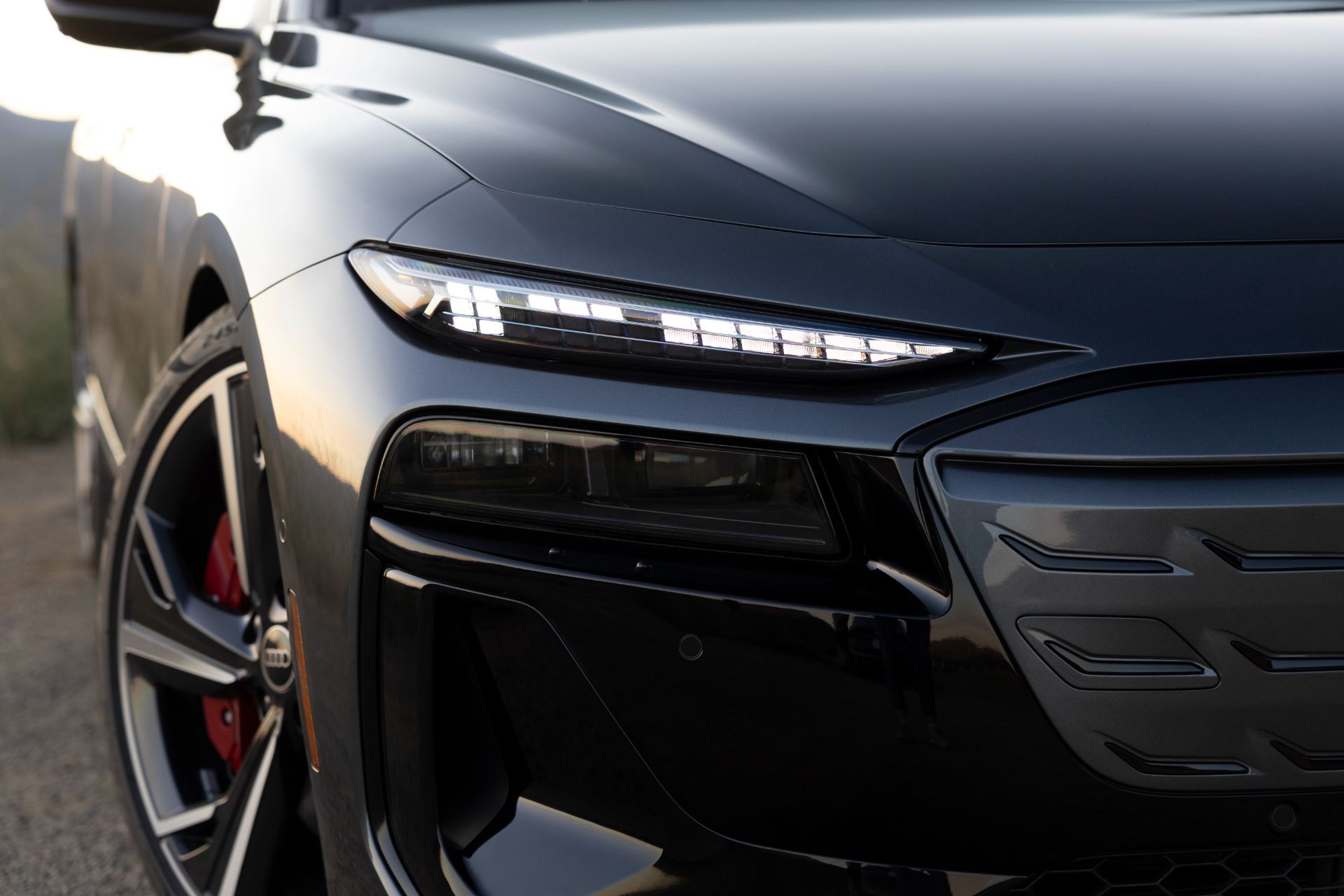 2027 audi s6 sportback e tron headlight grey