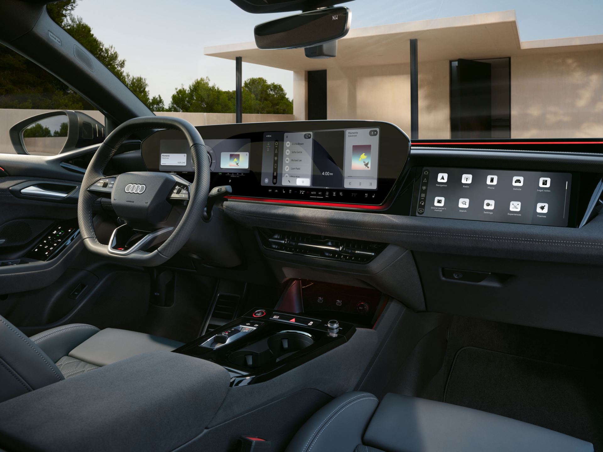 2027 audi s6 sportback e tron interior dashboard passenger side
