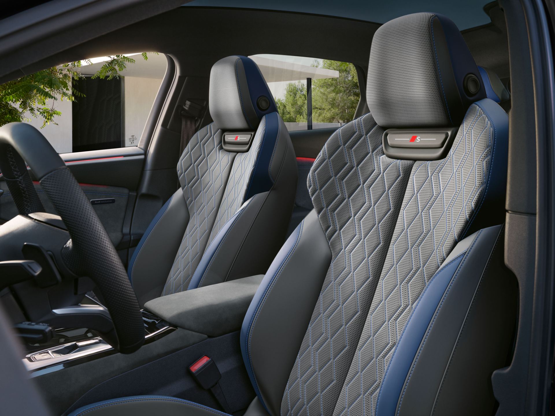 2027 audi s6 sportback e tron interior front sport seats grey
