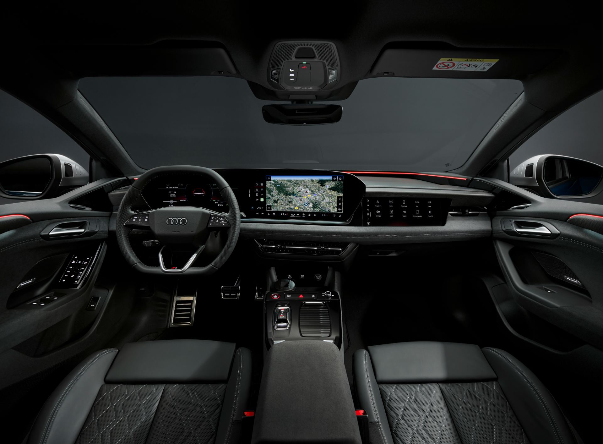2026 audi s6 sportback e tron interior front view