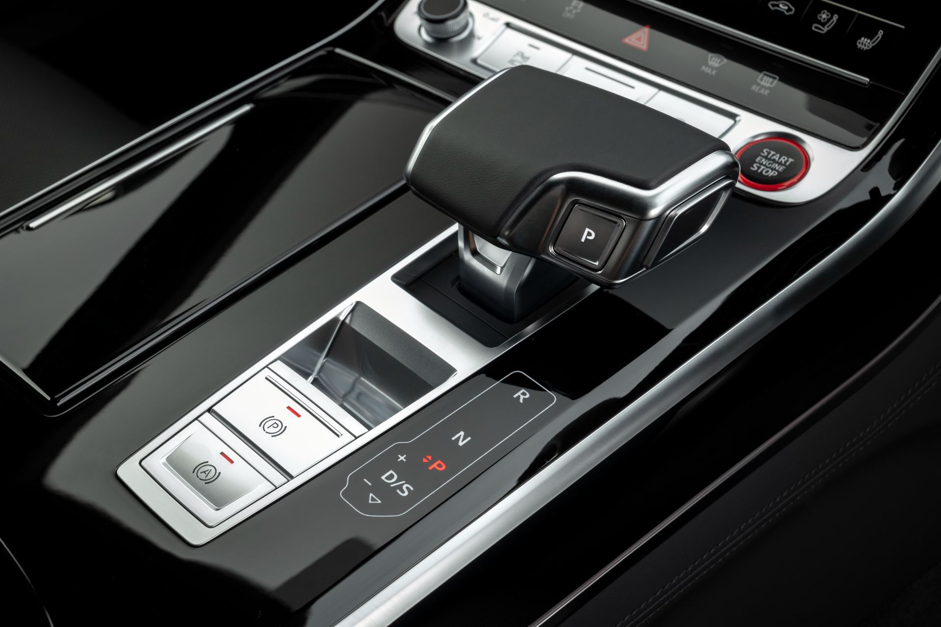 2025 audi s8 interior gear selector start button