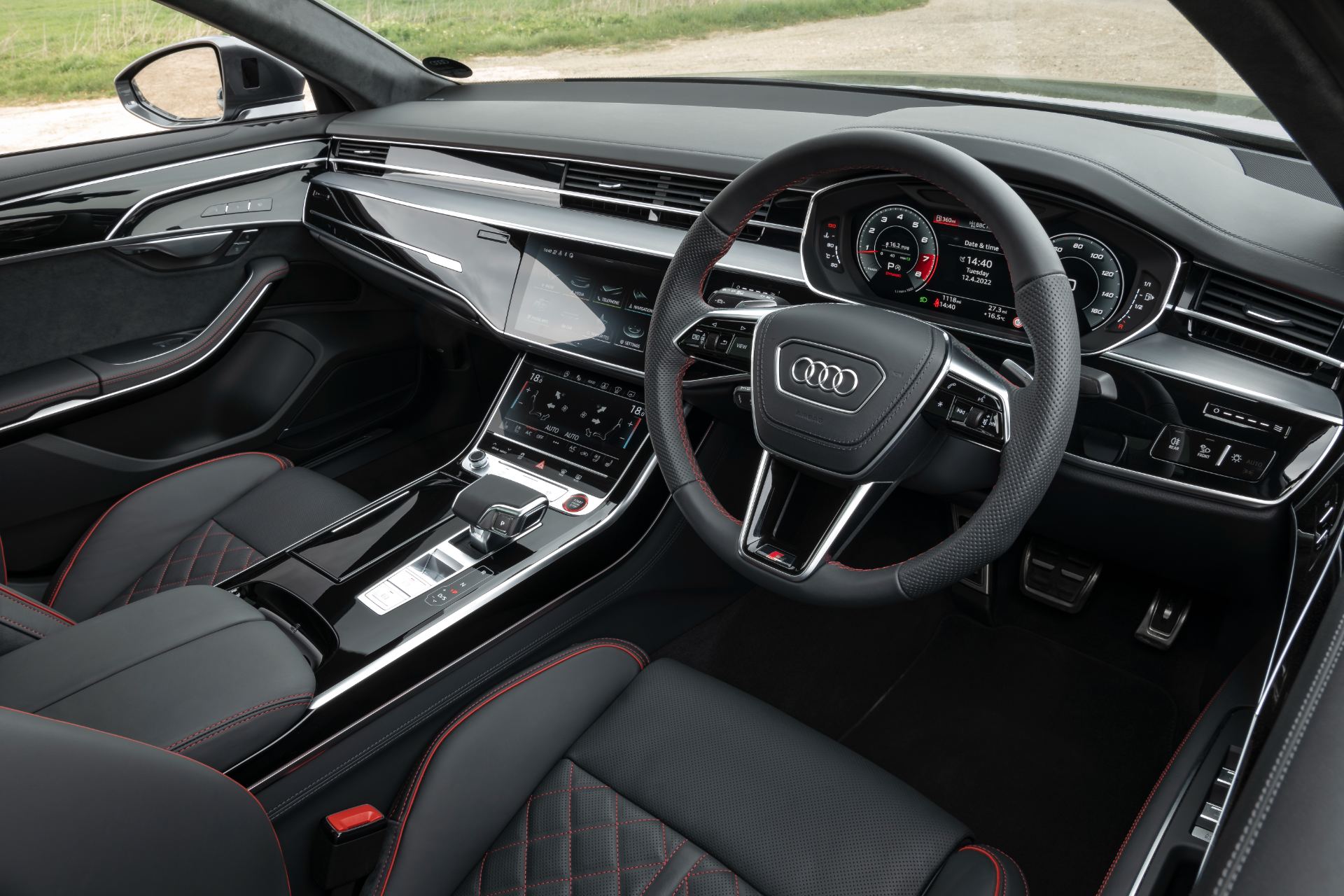 2025 audi s8 interior cockpit side view