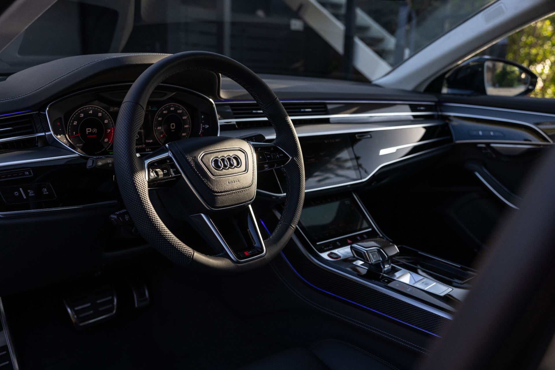 2026 audi s8 interior cockpit side view