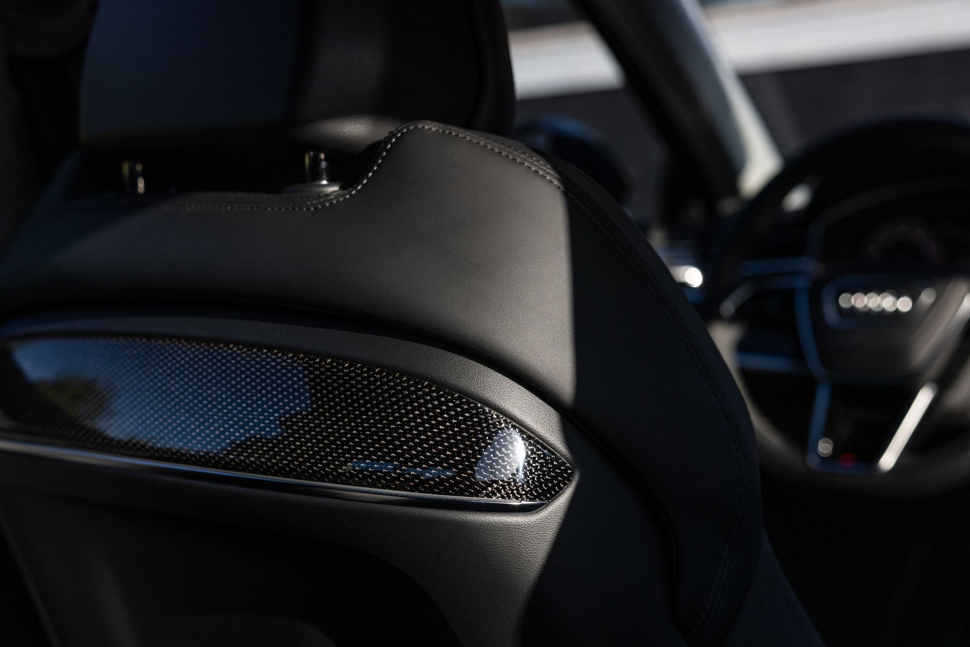 2026 audi s8 interior carbon trim detail