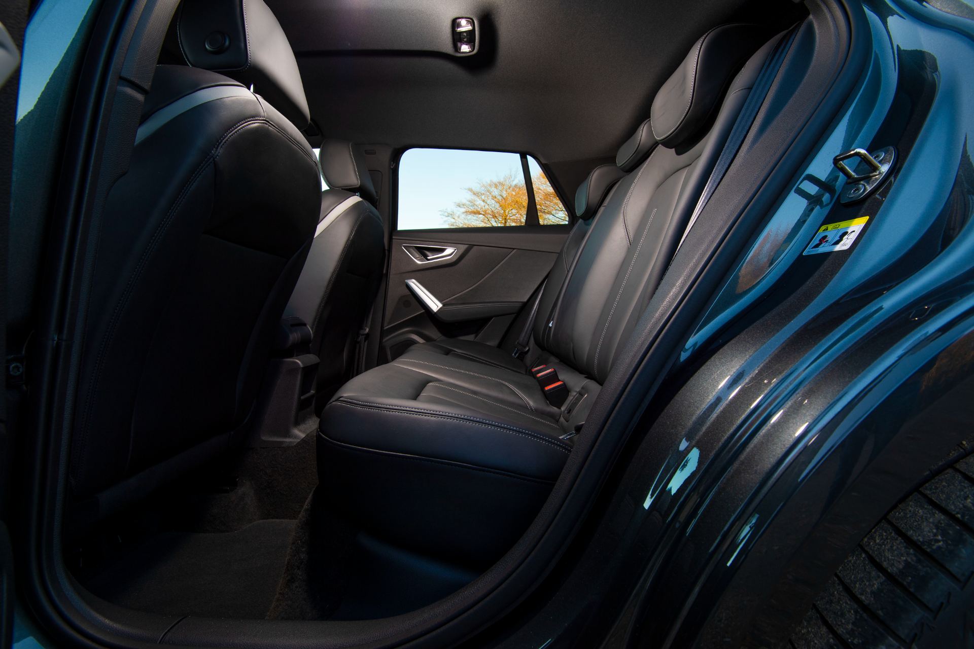 2025 audi sq2 interior rear seats door view