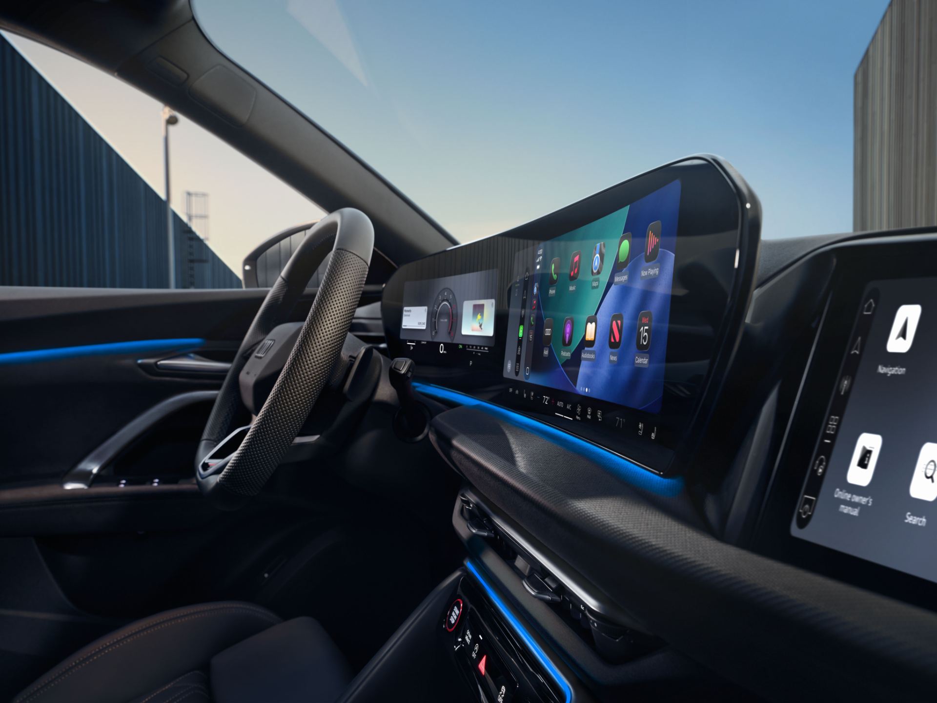 2026 audi sq5 sportback interior curved display