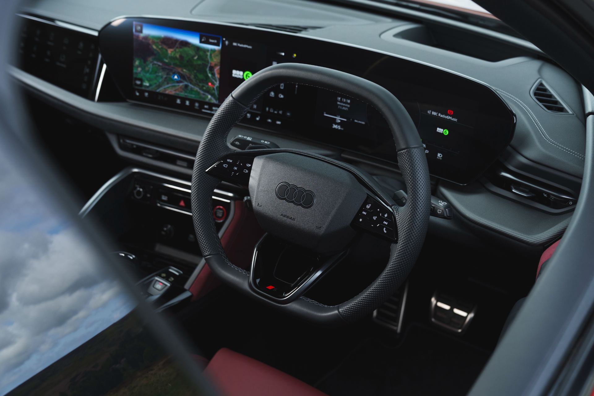 2026 audi sq5 sportback interior cockpit side view