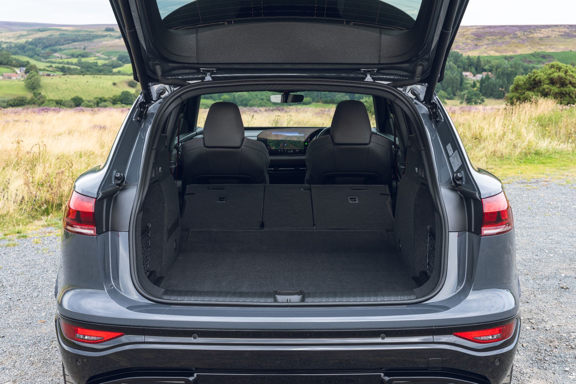 2026 audi sq6 e tron cargo space seats folded