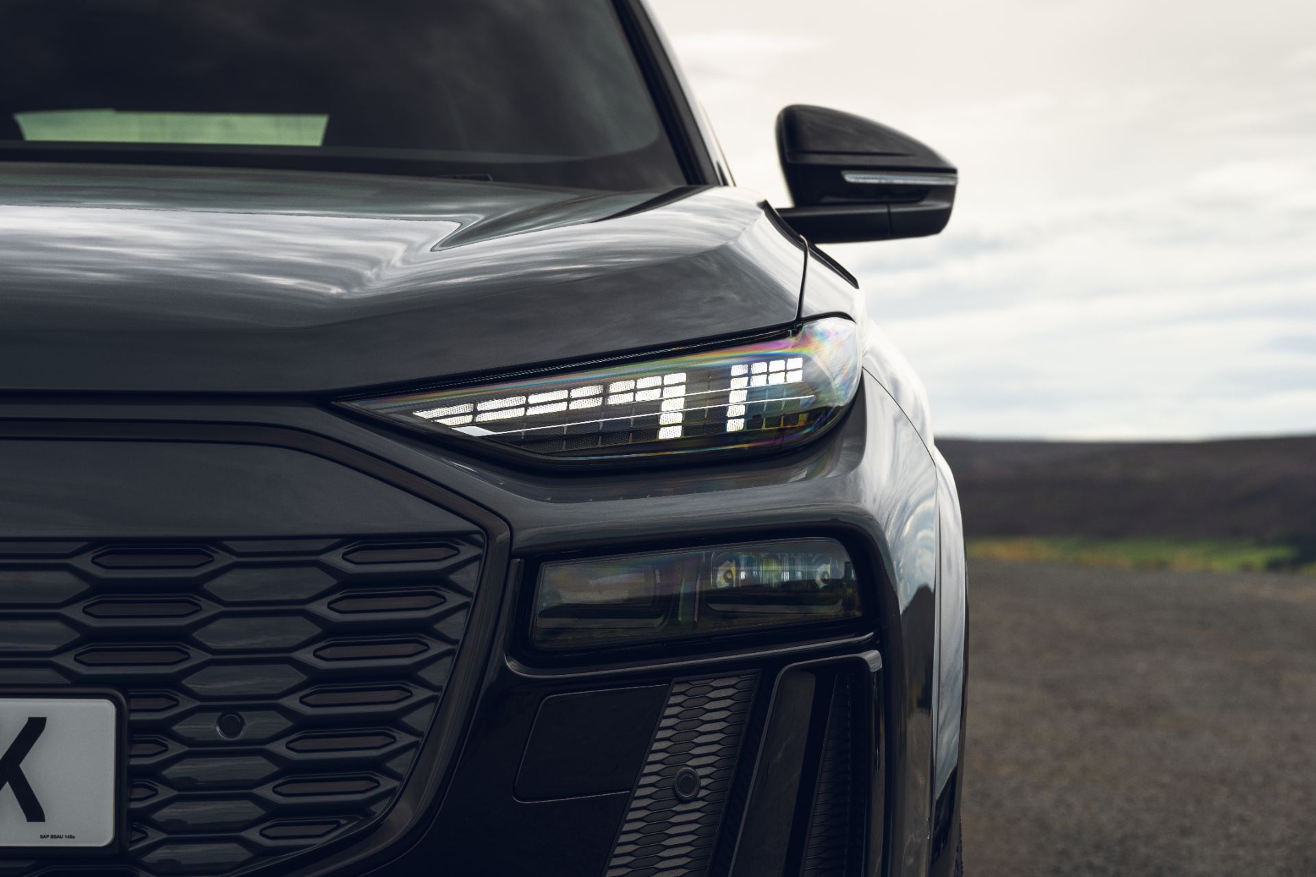 2026 audi sq6 e tron headlight grey
