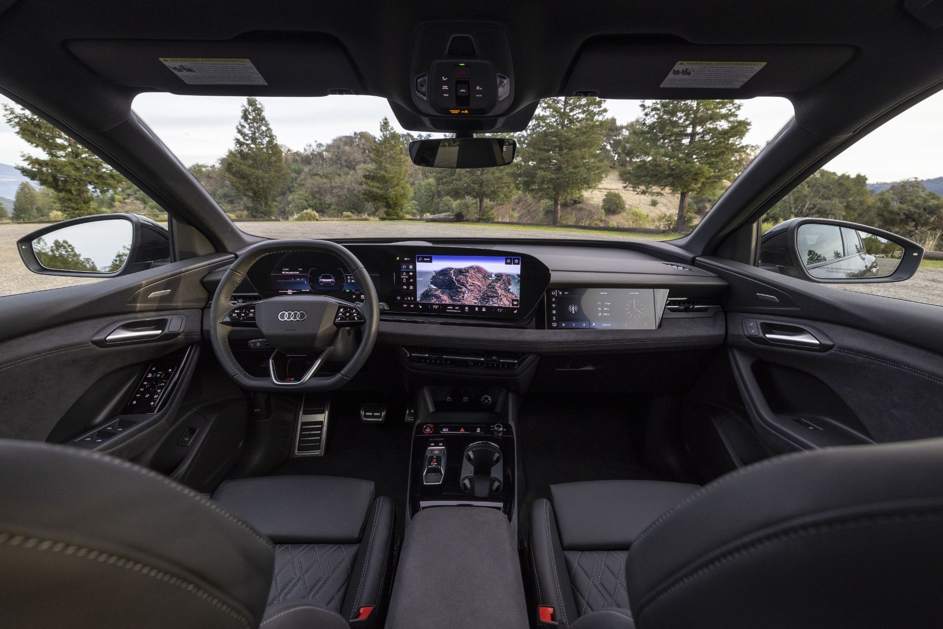 2027 audi sq6 e tron interior front view
