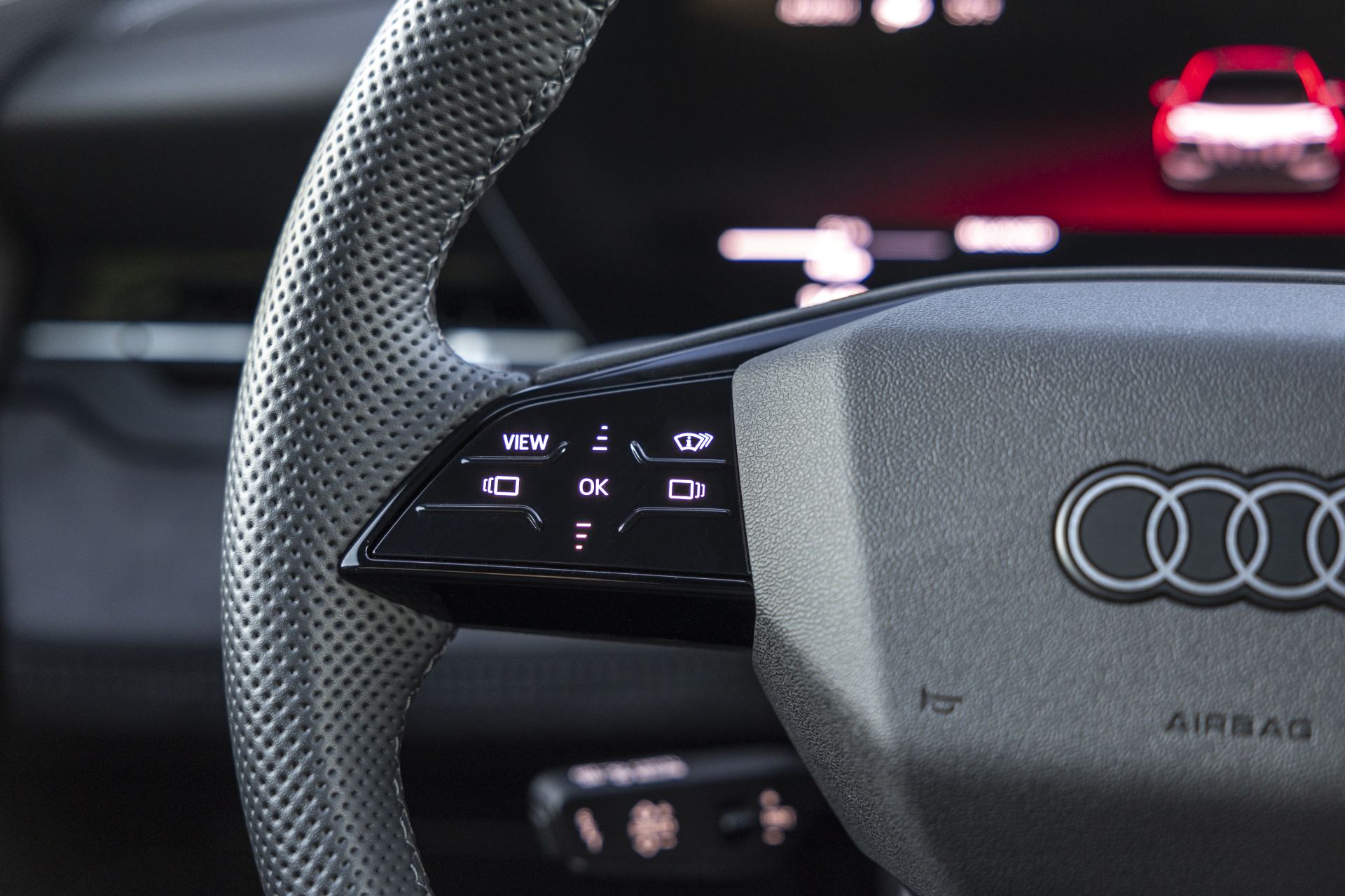 2027 audi sq6 e tron steering wheel controls