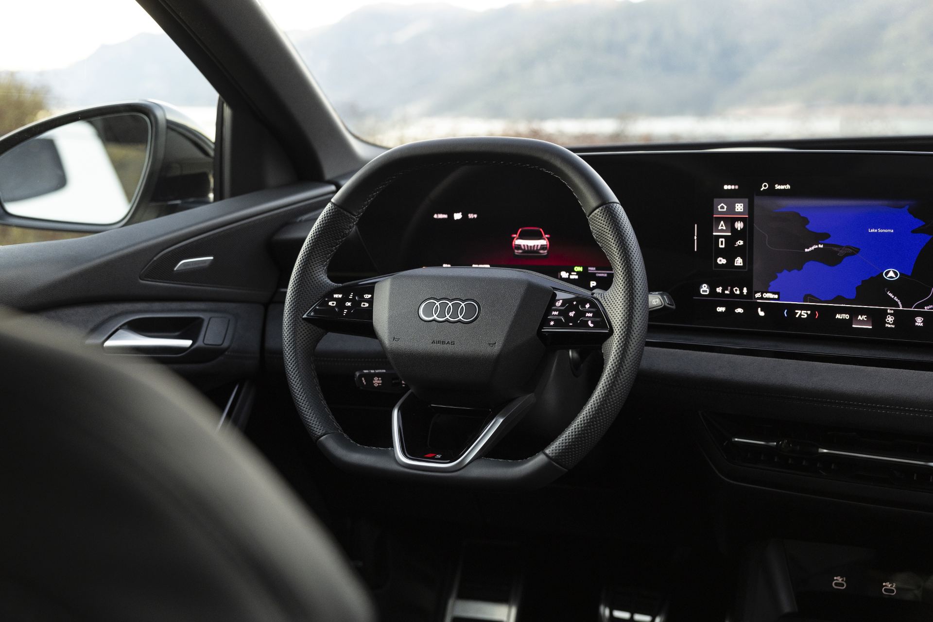 2027 audi sq6 e tron interior cockpit map
