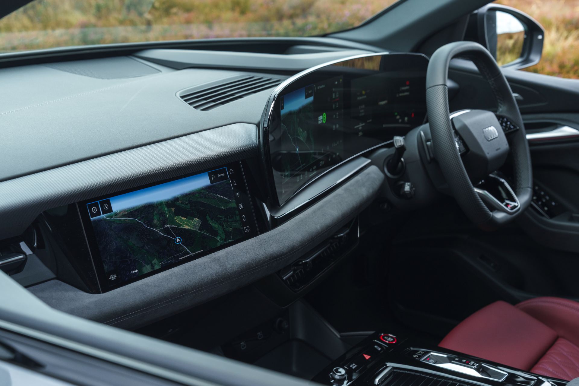 2026 audi sq6 sportback e tron interior passenger display