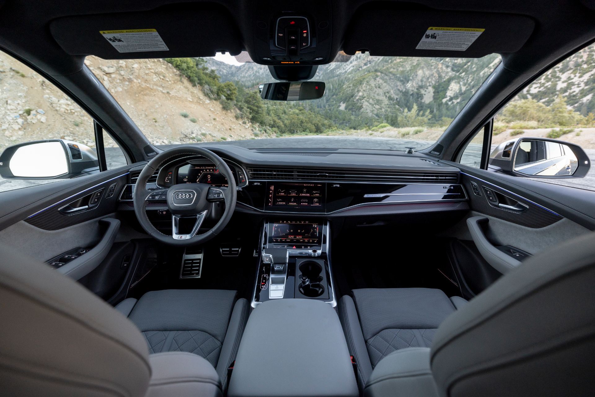 audi sq7 interior front view