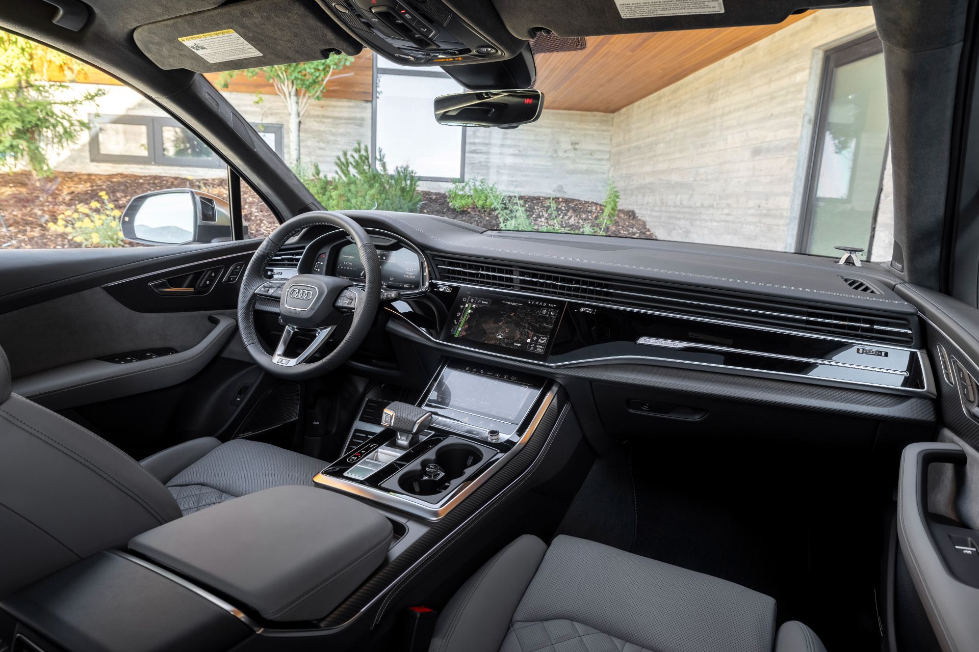 audi sq7 interior dashboard driver side