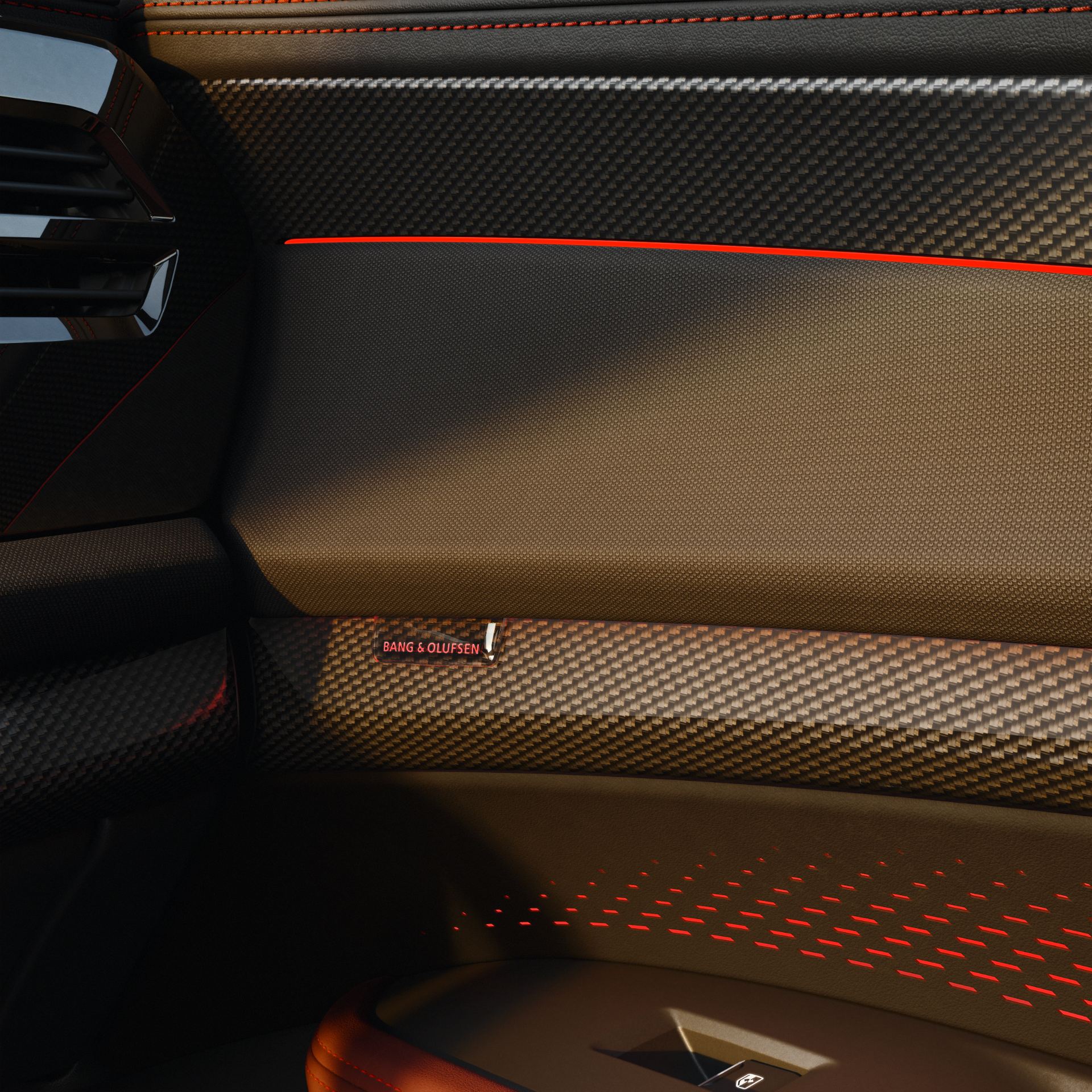 2027 audi sq7 interior door trim ambient lighting