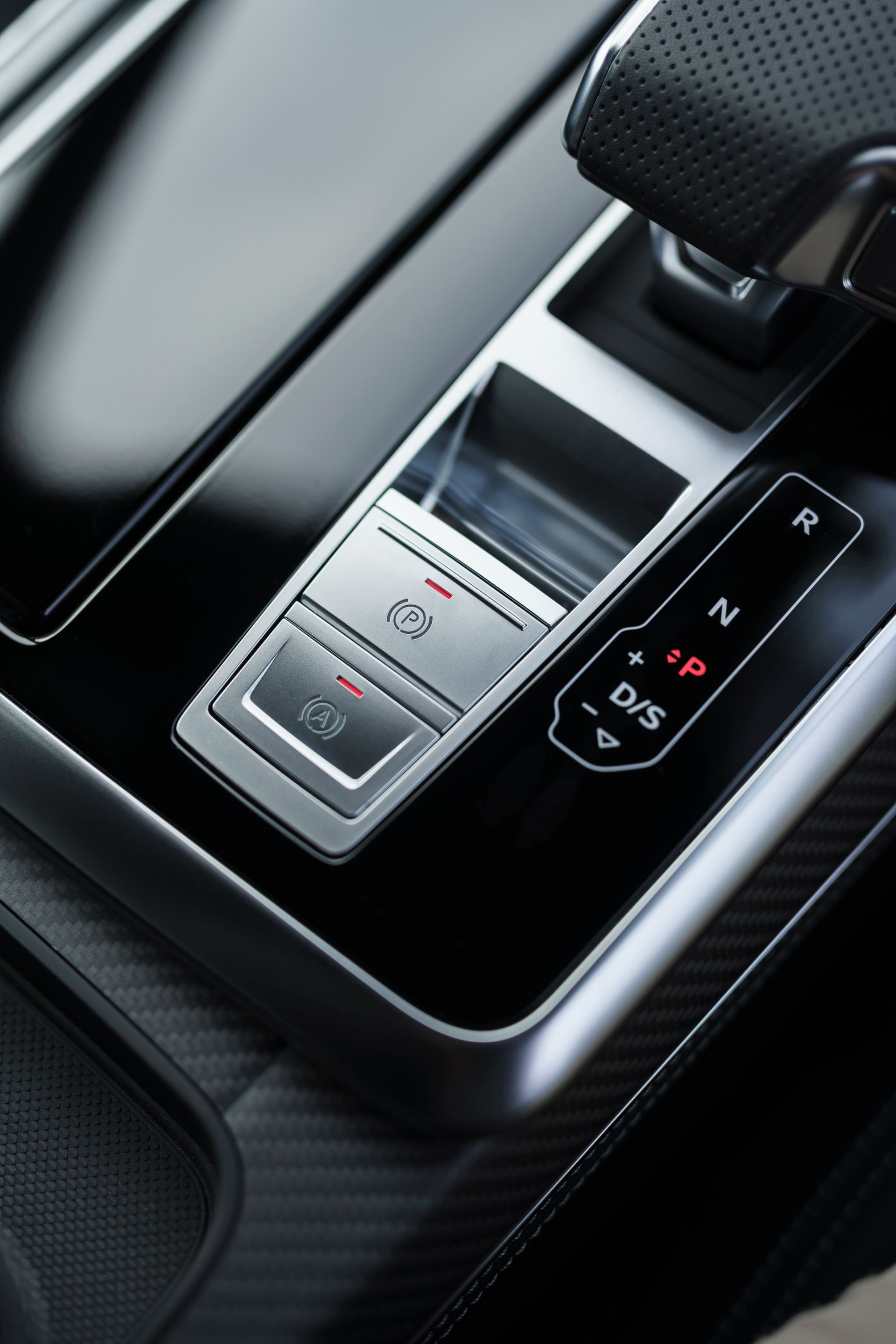 2026 audi sq8 interior gear selector close up