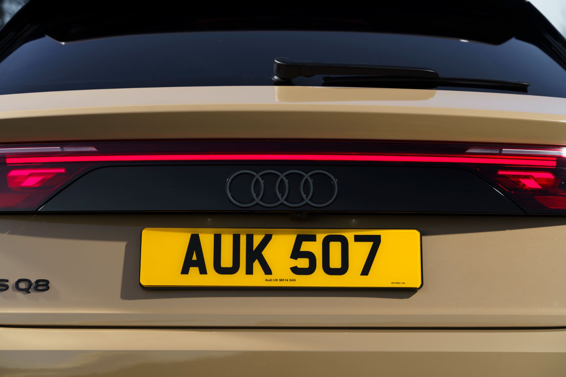 2026 audi sq8 rear light signature badge beige