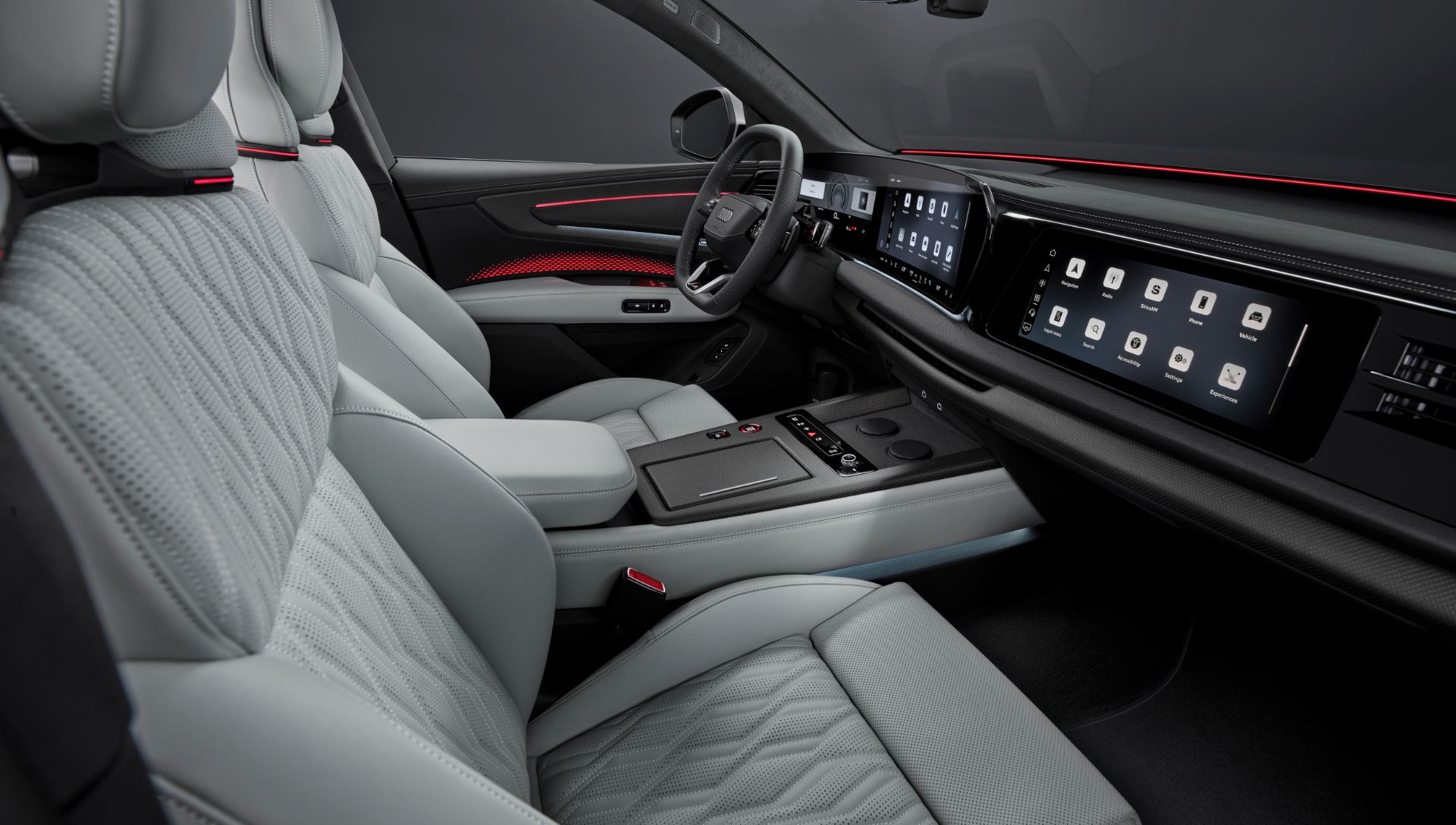 2027 audi sq9 interior cockpit white leather
