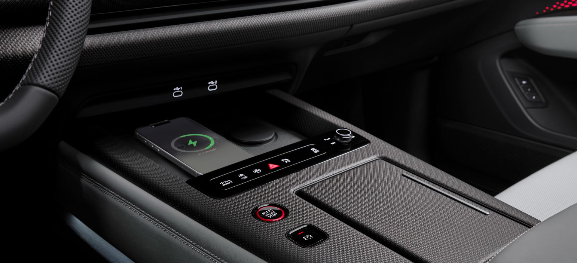 2027 audi sq9 interior wireless charging