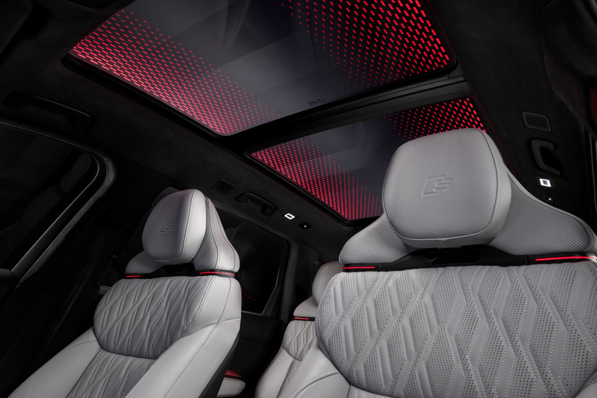 2027 audi sq9 panoramic roof ambient lighting