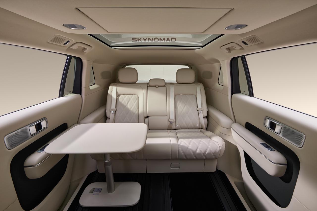 2026 xiaomi skynomad n70 interior rear seats folding table