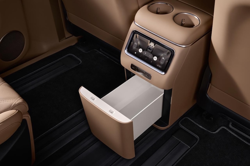 2026 xiaomi skynomad n90 interior rear console fridge drawer