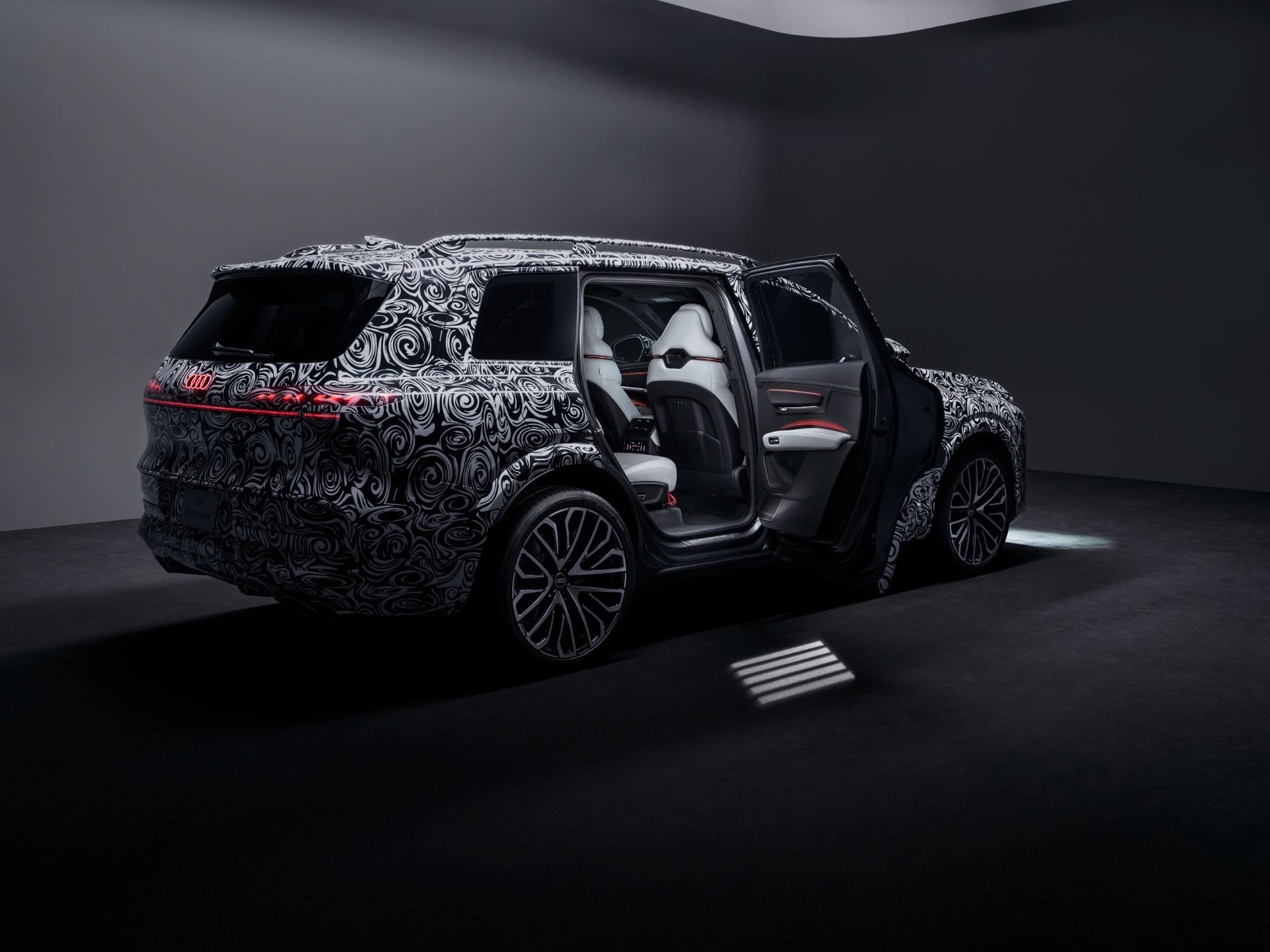 Audi Q9 Interior: Electric Doors, 6- & 7-Seat Layouts and 4D Sound Revealed
